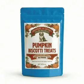 Pumpkin Biscotti Dog Treats