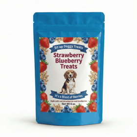 Strawberry and Blueberry Dog Treats