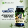 Herbal Wormer Supplement for Dogs 90 Capsules