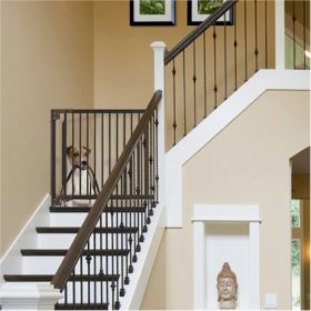 Expandable Walk Through Pet Gate for Dogs
