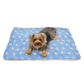 Snowman and Snowflakes Flannel Ultra Plush Pet Blanket
