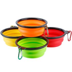 4 Pack Collapsible Silicone Dog Bowls for Travel Food and Water