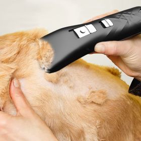 Black Pet Hair Trimmer for Dogs