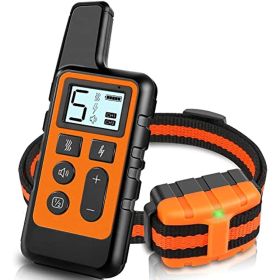 Waterproof Dog Training Collar with Remote 1640 Foot Range and 3 Training Modes
