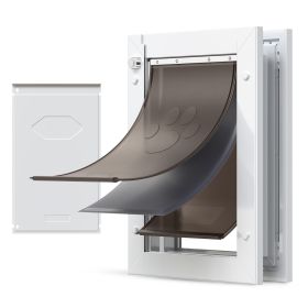 Medium Weatherproof Dog Door with Triple Magnetic Flaps