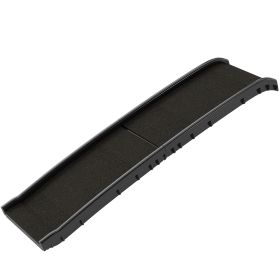 61 Inch Folding Dog Car Ramp with Non Slip Surface and Raised Side Rails
