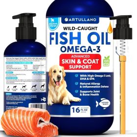 Omega 3 Fish Oil Supplement for Dogs Skin Coat and Joint Support