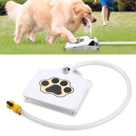 Outdoor Step Activated Dog Water Fountain and Sprinkler Dispenser