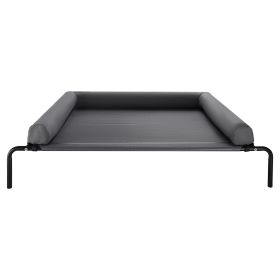 Elevated Dog Cot for Large Dogs with Washable Pillow