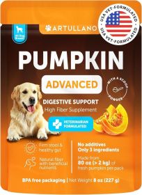 Pumpkin Powder for Dogs Digestive Health and Fiber Support 8 oz