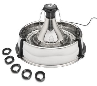 PetSafe Stainless Steel 360 Degree Pet Water Fountain PWW00-13705