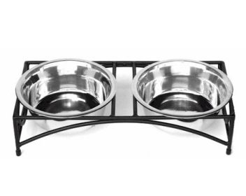 Regal Low Rise Double Raised Dog Feeder Small