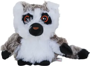 Steel Dog Big Eyed Plush Lemur Dog Toy