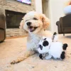 Steel Dog Big Eyed Plush Lemur Dog Toy
