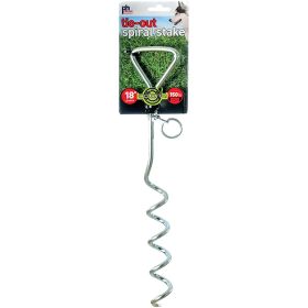 Prevue Pet Products Spiral Tie-Out Stake (size: 18 Inch)