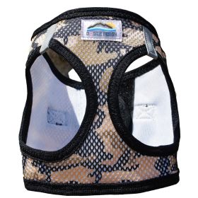 American River Choke Free Dog Harness Camouflage Collection (Color: Brown Camo, size: 3X-Large)