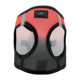 American River Choke Free Dog Harness Ombre Collection (Color: Midnight Red, size: X-Large)