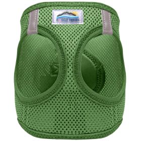 American River Solid Ultra Choke Free Dog Harness (Color: Dark Forest Green, size: 2X/3X-Large)