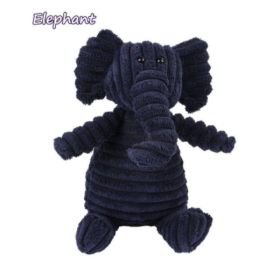 Plush Dog Chew Toy for Teeth Cleaning and Training (Option: Elephant)