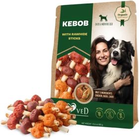 Duck and Chicken Rawhide Dog Chews Natural Grain Free Treats (Option: 1pcs)