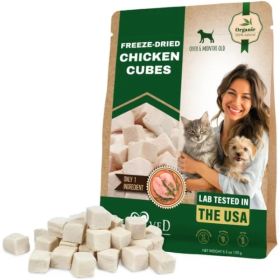 Freeze Dried Treat Cubes for Dogs and Cats 5.3 oz 150 g (Option: 1pc)