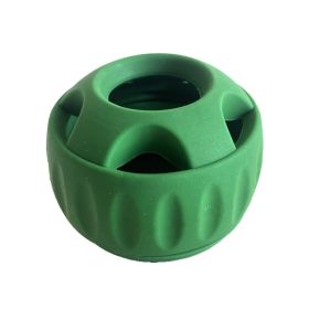 Silicone Dog Slow Feeder Chew Toy for Treats and Food Dispensing (Option: Slow Food Ball Green)