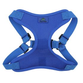 Doggie Design Wrap and Snap Choke Free Dog Harness (Color: Cobalt Blue, size: X-Small)