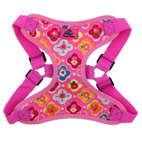 Doggie Design Wrap and Snap Choke Free Dog Harness (Color: Maui Pink, size: X-Small)