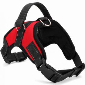 Heavy Duty Dog Chest Harness with Durable Leash for Walking and Training (colour: Blue, Specifications (length * width): S)