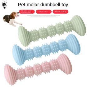 2 Pack TPR Dog Dental Chew Toys for Teething and Teeth Cleaning (Color: Avocado green, size: 2pcs)