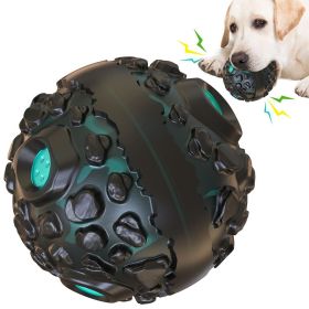 PawPartner Squeaky Giggle Dog Ball for Small and Medium Dogs (Color: Black Blue, Ships From: China)