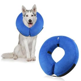 Soft Inflatable Dog Recovery Collar for After Surgery and Healing (colour: CQLQ11 Love Peach, size: S)