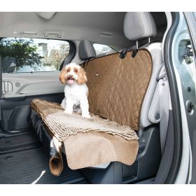 DGS Pet Products Dirty Dog 3 in 1 Black Car Seat Cover and Hammock 54 x 61 Inch (Color: Tan)