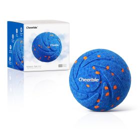 Cheerble Wicked Ball Air Waterproof Automatic Interactive Dog Toy (Color: Blue)
