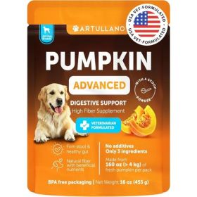 Pumpkin Powder for Dogs Digestive Support and Fiber Supplement 16 oz (Option: 1pcs)