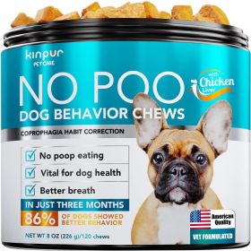 No Poo Chews for Dogs with Probiotics and Digestive Enzymes for Gut Health and Breath Support (Option: Kinpur Pet Care)
