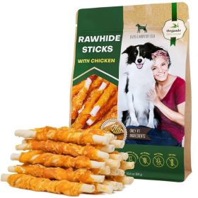 Chicken Wrapped Dog Chew Sticks Grain Free Natural Training Treats (Option: Beloved Pets)
