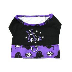 Halloween Dog Harness for Festive Walks (Color: Too Cute to Spook, size: small)
