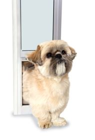 PetSafe Freedom Patio Panel Pet Door (Option: White, size: small)