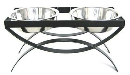 SeeSaw Double Elevated Dog Bowl (size: small)
