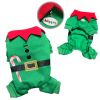 Shimmery Candy Cane Elf Dog Bodysuit