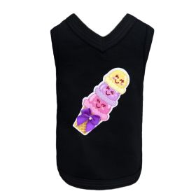 Sweet Savory Dog Tank Top (Color: Black, size: XXS)