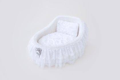 Luxury Dog Crib Collection (Color: Snow White)