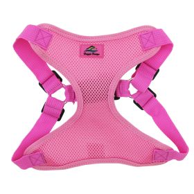Doggie Design Wrap and Snap Choke Free Dog Harness (Color: Candy Pink, size: large)