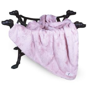 Luxury Dog Blanket (Color: Blush, size: SM)
